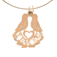 14K or 18K Gold I Love You Pendant