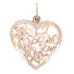 14K or 18K Gold I Love You Pendant