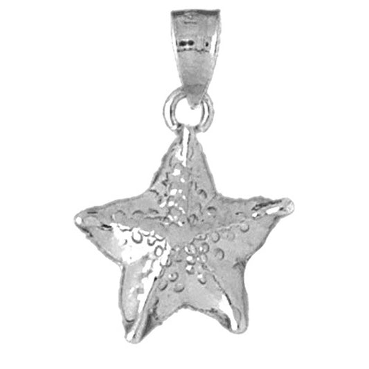 14K or 18K Gold Starfish Pendant