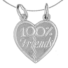 Anhänger „Friends in Heart“ aus 14 Karat oder 18 Karat Gold zu 100 %