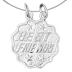 Best-Friends-Anhänger aus 10 Karat, 14 Karat oder 18 Karat Gold