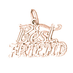 14K or 18K Gold Best Friends Pendant