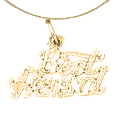 14K or 18K Gold Best Friends Pendant