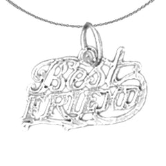 14K or 18K Gold Best Friends Pendant