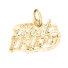 14K or 18K Gold Best Friends Pendant