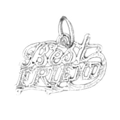 14K or 18K Gold Best Friends Pendant