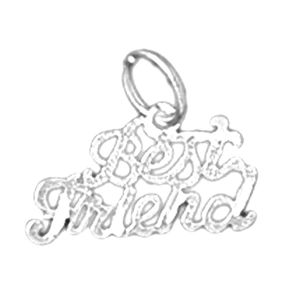 14K or 18K Gold Best Friends Pendant