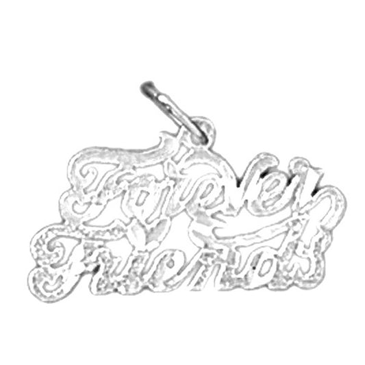 14K or 18K Gold Forever Friends Pendant