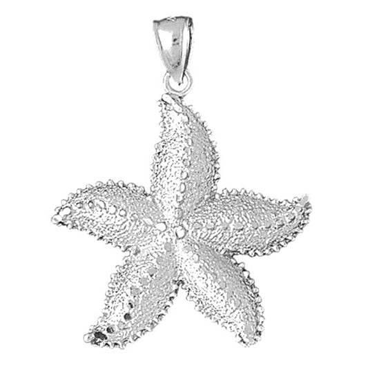 10K, 14K or 18K Gold Starfish Pendant