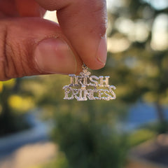 14K or 18K Gold Irish Princess Pendant