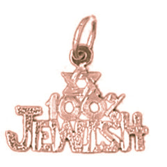 14K or 18K Gold 100% Jewish Pendant