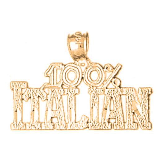 14K or 18K Gold 100% Italian Pendant