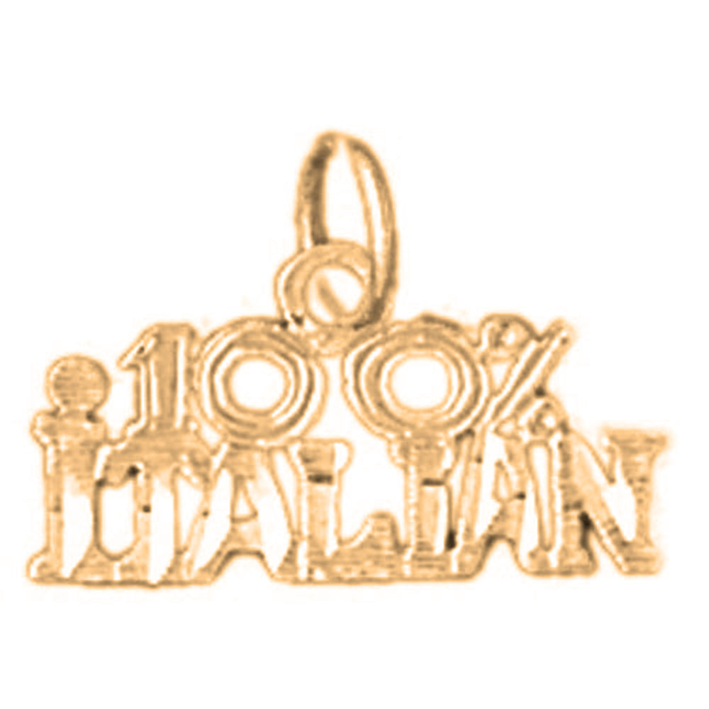 14K or 18K Gold 100% Italian Pendant