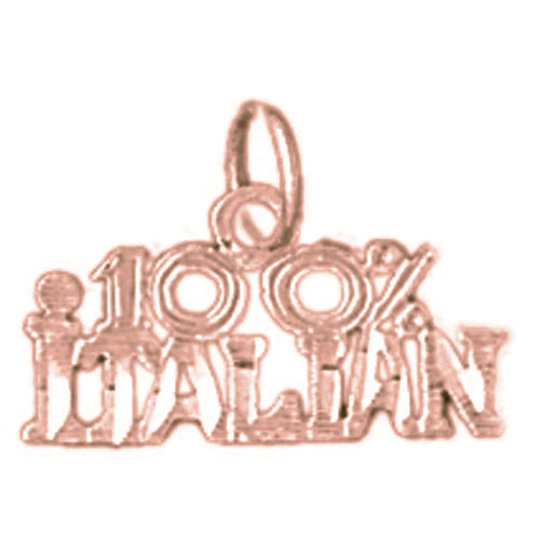 14K or 18K Gold 100% Italian Pendant