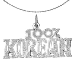 14K or 18K Gold 100% Korean Pendant