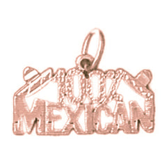 14K or 18K Gold 100% Mexican Pendant