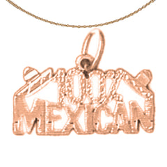 Colgante de Oro 14K o 18K 100% Mexicano