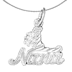 14K or 18K Gold #1 Nana Saying Pendant