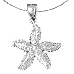 14K or 18K Gold Starfish Pendant