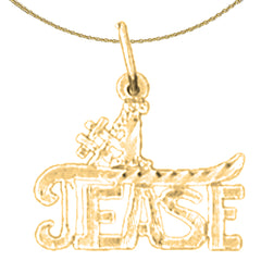 14K or 18K Gold #1 Tease Saying Pendant