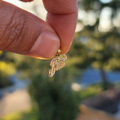 14K or 18K Gold Brat Saying Pendant