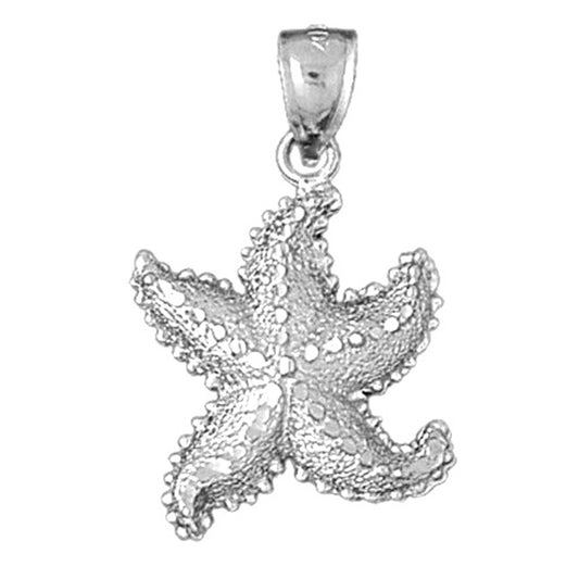 10K, 14K or 18K Gold Starfish Pendant