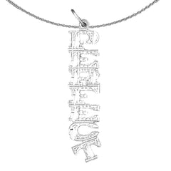 14K or 18K Gold Perfect Saying Pendant