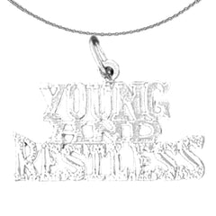 14K or 18K Gold Young And Restless Saying Pendant