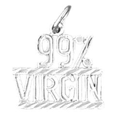 14K or 18K Gold 99% Virgin Saying Pendant