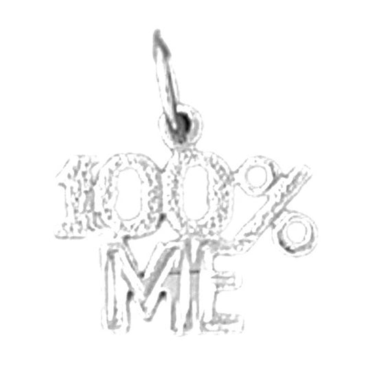 14K or 18K Gold 100% Me Saying Pendant