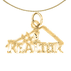 14K or 18K Gold #1 Realtor Pendant