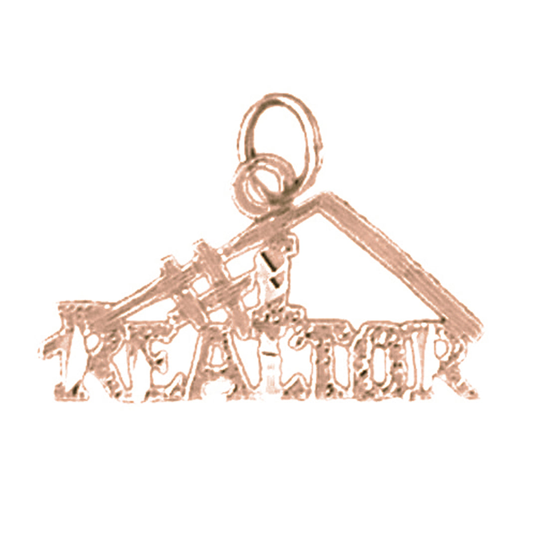 14K or 18K Gold #1 Realtor Pendant