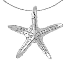 10K, 14K or 18K Gold Starfish Pendant