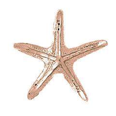 10K, 14K or 18K Gold Starfish Pendant