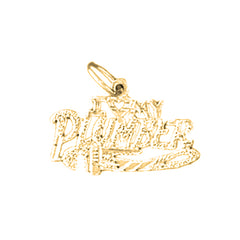 14K or 18K Gold I Love My Plumber Pendant