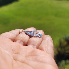 10K, 14K or 18K Gold Sailboat With Dolphin Pendant