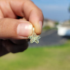 14K or 18K Gold Starfish Pendant