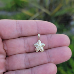 14K or 18K Gold Starfish Pendant