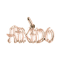 14K or 18K Gold Aikido Pendant