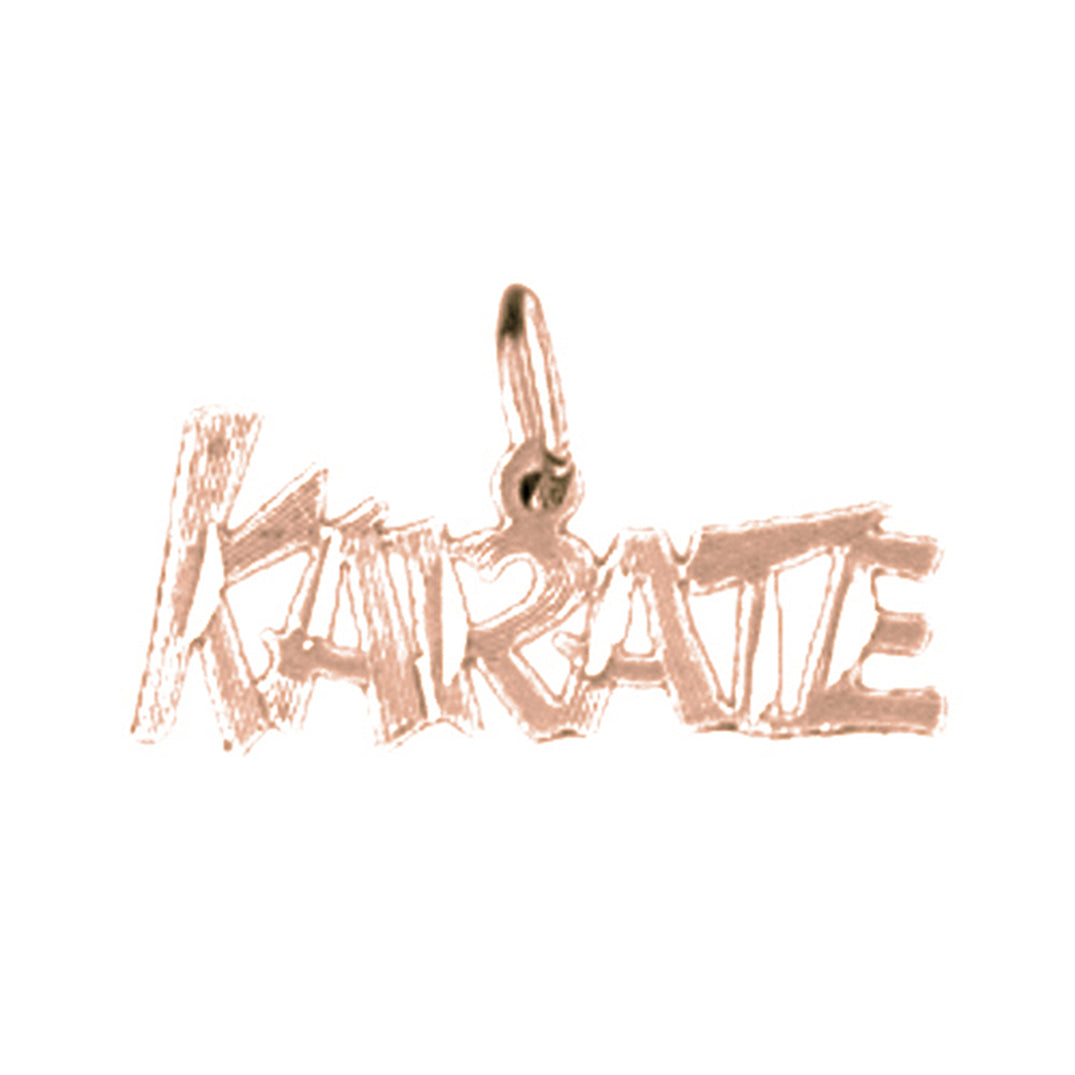 14K or 18K Gold Karate Pendant