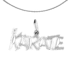 Colgante de Karate de Oro de 14K o 18K