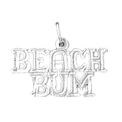 14K or 18K Gold Beach Bum Pendant