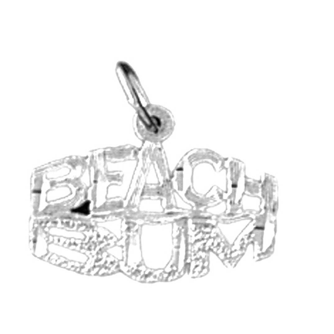 14K or 18K Gold Beach Bum Pendant