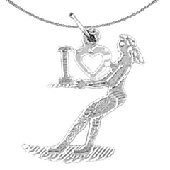 14K or 18K Gold I Love Pendant