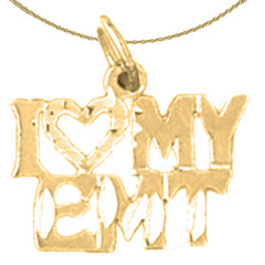 14K or 18K Gold I Love My EMT Pendant