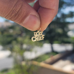 14K or 18K Gold I Love My Chief Pendant
