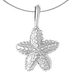 14K or 18K Gold Starfish Pendant