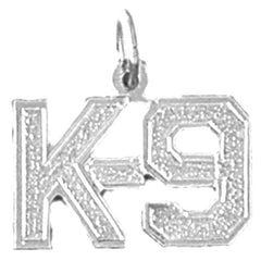 14K or 18K Gold K-9 Pendant