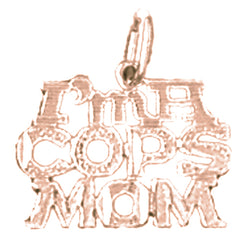 14K or 18K Gold I'm A Cops Mom Pendant