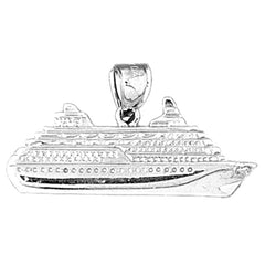 14K or 18K Gold Cruise Ship Pendant